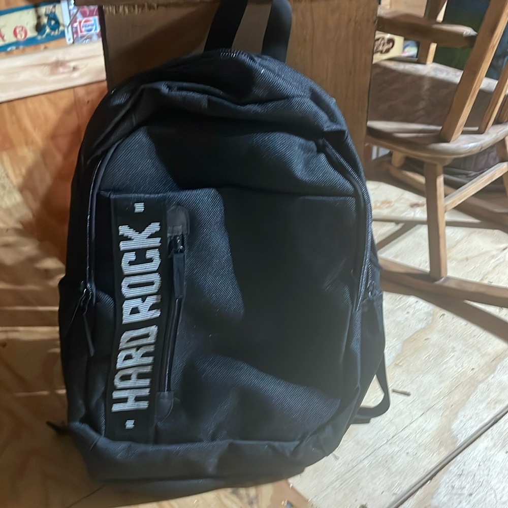 Brand Hard Rock back pack. Lots of compartments!! Real nice 👍